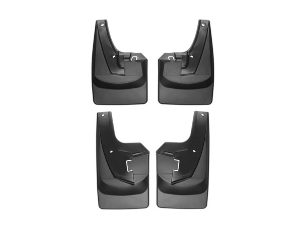 WeatherTech 2019+ Dodge Ram Truck 2500/3500 (No Fender Flares/Lip Molding) No Drill Mudflaps - Black - MSM-T-329602