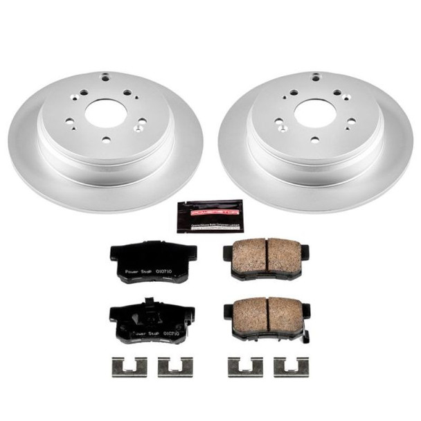 Power Stop 10-18 Acura RDX Rear Z17 Evolution Geomet Coated Brake Kit - MSM-T-384070