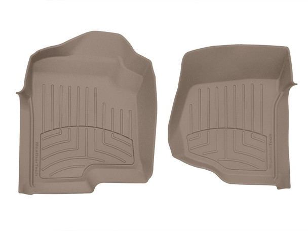 WeatherTech 2008-2013 GMC Sierra/Sierra Denali 1500 Front FloorLiner HP - Tan - MSM-T-523008