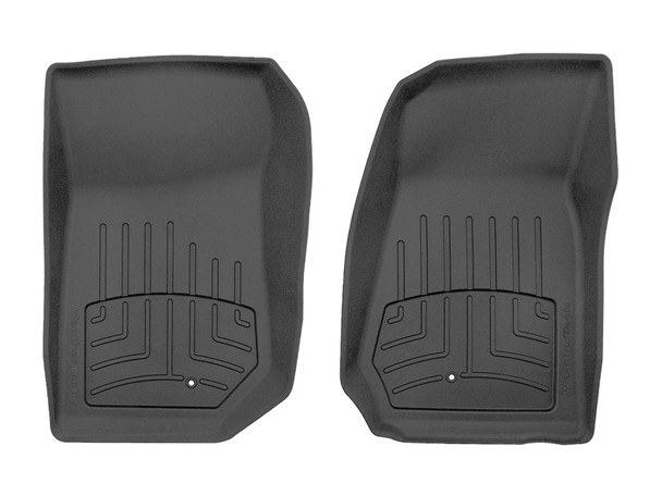 WeatherTech 07-13 Jeep Wrangler 2-Door Front FloorLiner - Black - MSM-T-507476