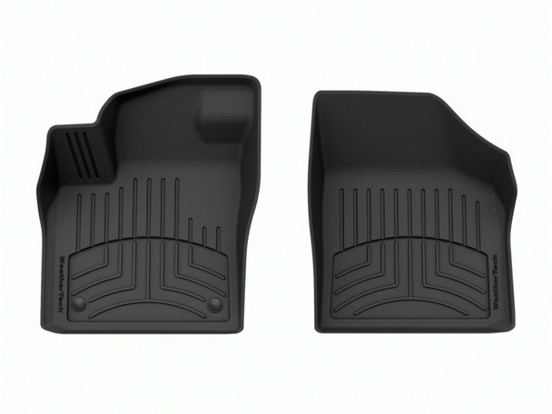 WeatherTech 2019+ Volkswagen Atlas w/2nd Row Bucket Seats Front FloorLiner HP - Black - MSM-T-504385