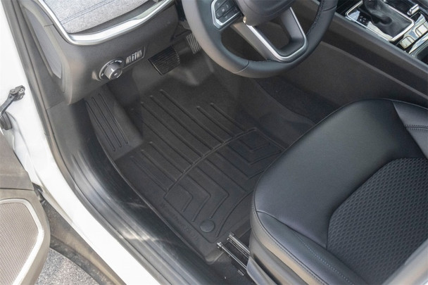 WeatherTech 17-25 Jeep Compass Front FloorLiner HP - Black - MSM-T-889487