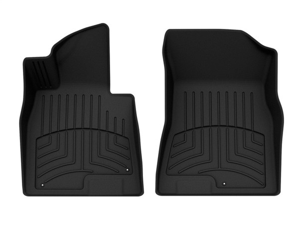 WeatherTech 2020+ Hyundai Sonata (Incl. Hybrid) / 2021+ Kia K5 Front FloorLiner HP - Black - MSM-T-488604