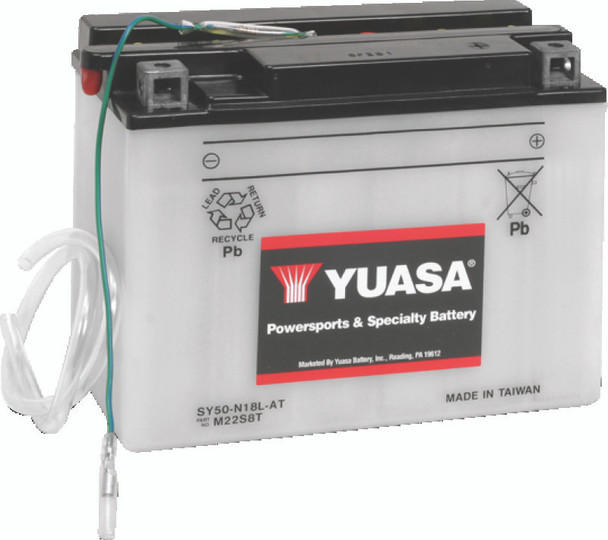 Yuasa SY50-N18L-AT Yumicron 12-Volt Battery - MSM-T-626573