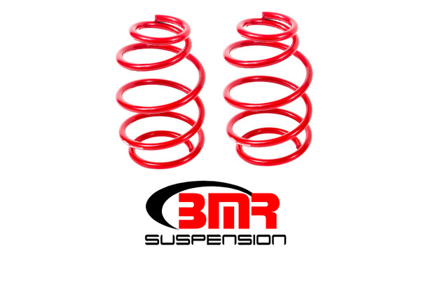 BMR 10-15 5th Gen Camaro V8 Front Lowering Springs - Red - MSM-T-201820