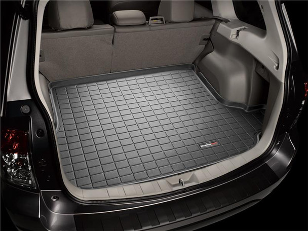 WeatherTech 2015+ Ford Mustang w/ Shaker Pro Audio System Cargo Liners - Black - MSM-T-32484