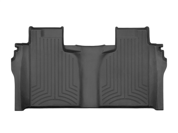 WeatherTech 19-23 Chevrolet Silverado 1500 Crew Cab; Bucket Seating Rear FloorLiner HP - Black - MSM-T-412080