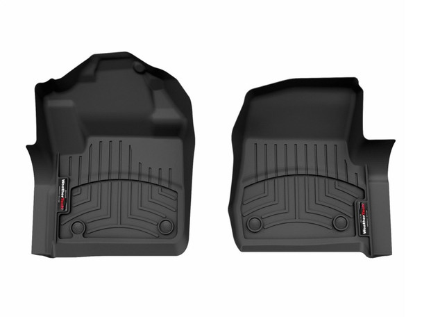 WeatherTech 2017+ Ford F-250/F-350/F-450/F-550 Front FloorLiner - Black (fits 4x4 Floor Shifter) - MSM-T-117547