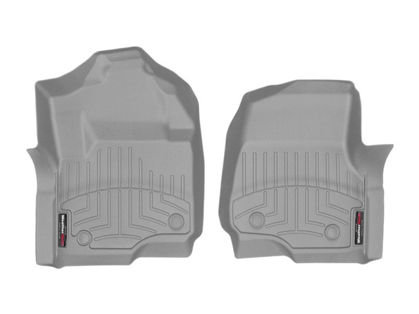 WeatherTech 2017 Ford Super Duty (Super Cab / Crew Cab) Front FloorLiners - Grey - MSM-T-82114