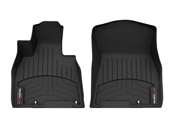 WeatherTech 21+ Genesis GV80 AWD Front FloorLiners - Black - MSM-T-446071