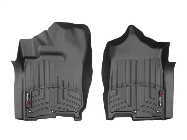 WeatherTech 2016+ Nissan Titan XD Front FloorLiners - Black - MSM-T-83967