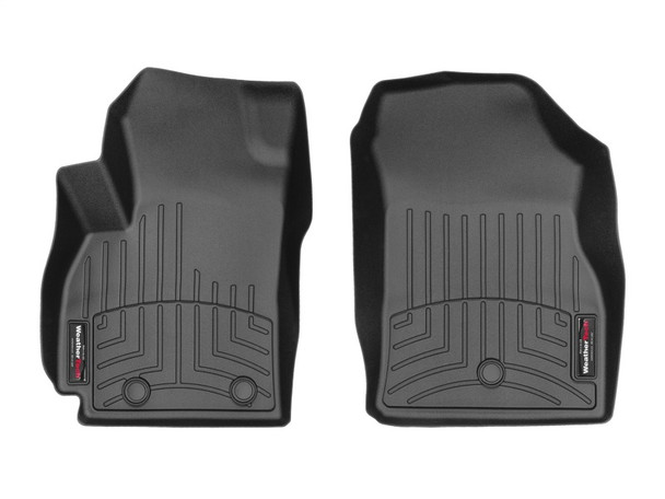 WeatherTech 2016+ Chevrolet Spark Front FloorLiner - Black (Excluding EV Model) - MSM-T-111384