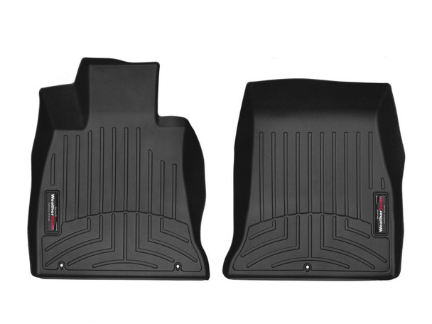 WeatherTech 2018+ Kia Stinger Front FloorLiner - Black - MSM-T-181398