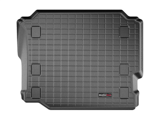 WeatherTech 2018+ Jeep Wrangler Unlimited JL No w/o Subwoofer Cargo Liners - Black - MSM-T-188353