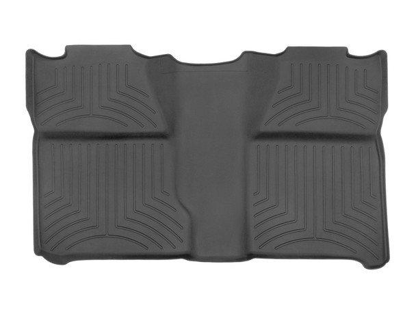WeatherTech 07-13 Chevrolet Silverado Crew Cab Rear FloorLiner HP - Black - MSM-T-483211