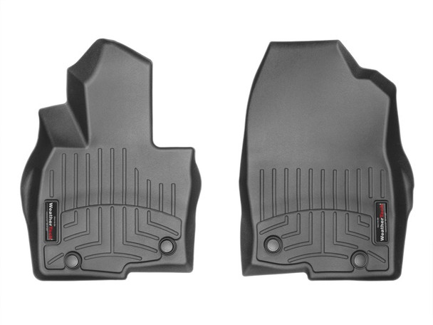 WeatherTech 2016+ Mazda CX-9 Front FloorLiners - Black - MSM-T-92238