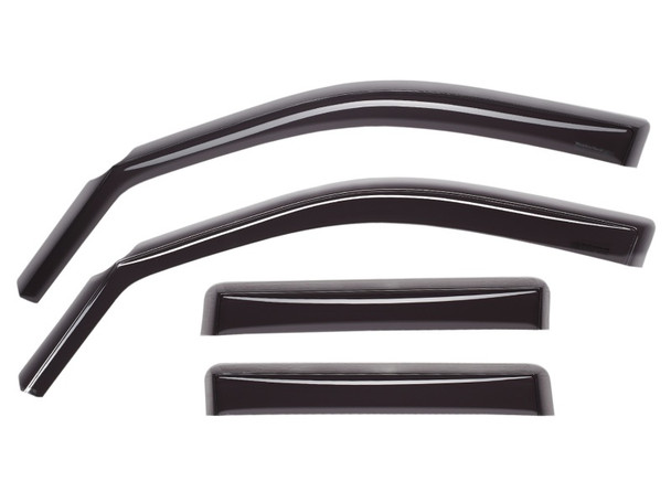 WeatherTech 2020+ Toyota Highlander Front and Rear Side Window Deflectors - Dark Smoke - MSM-T-479952