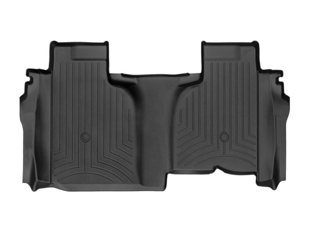 WeatherTech 2019+ Chevrolet Silverado 1500 / GMC Sierra (Double Cab) Rear Vinyl FloorLiner - Black - MSM-T-365531