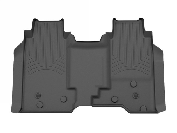 WeatherTech 2024 Chevrolet Silverado EV Rear FloorLiner for Vinyl Floors - Black - MSM-T-828738
