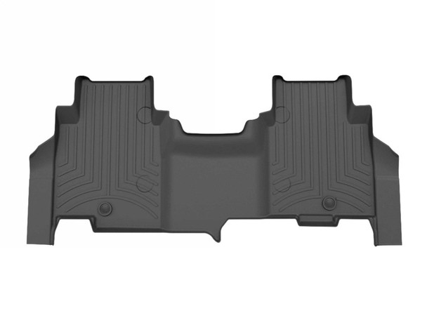 WeatherTech 2024 Chevrolet/GMC Silverado/Sierra EV w/Carpet Floor Rear FloorLiner - Black - MSM-T-862301