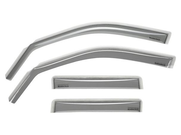 WeatherTech 14+ Nissan Rogue Front and Rear Side Window Deflectors - Light Smoke - MSM-T-24480