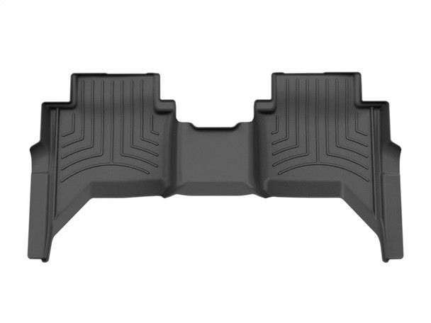 WeatherTech 2024 Ford Ranger (Incl. Raptor) w/Carpet Flooring Rear FloorLiner HP - Black - MSM-T-823403