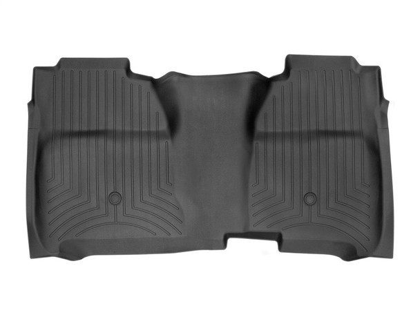 WeatherTech 14+ Chevrolet Silverado 1500 / GMC Sierra (Crew Cab) Rear Vinyl FloorLiner - Black - MSM-T-154216