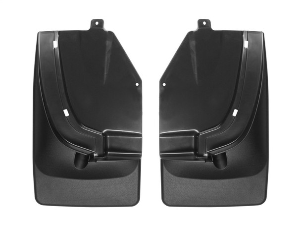 WeatherTech 2019+ Ford Ranger No Drill Front Mudflaps - Black - MSM-T-318292