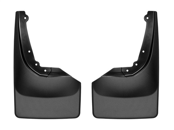 WeatherTech 2017+ Nissan Titan No Drill Mudflaps - Black (No Fender Flares/Lip Molding) - MSM-T-179371