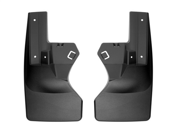 WeatherTech 2020+ Jeep Gladiator Overland/Sport No Drill Mudflaps - Black - MSM-T-361855