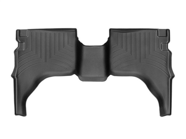WeatherTech 01-04 Toyota Tacoma Double Cab Rear FloorLiner - Black - MSM-T-168046