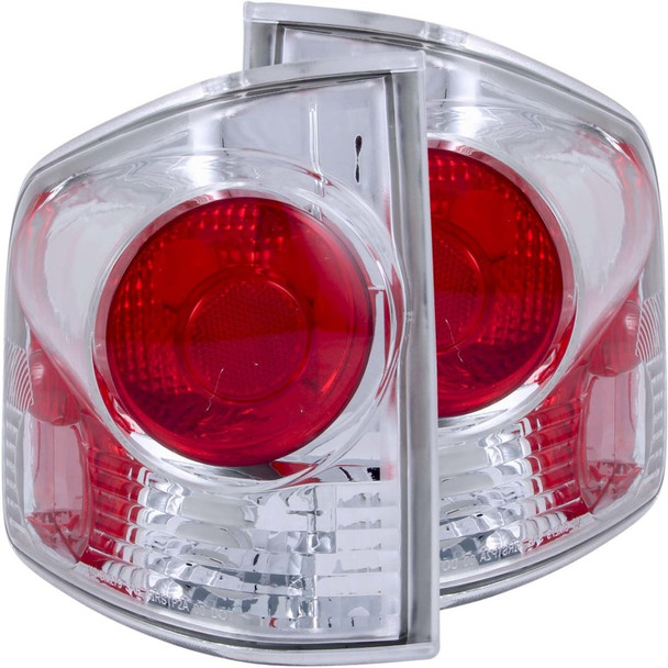 ANZO 1995-2005 Chevrolet S-10 Taillights Chrome 3D Style - MSM-T-104291
