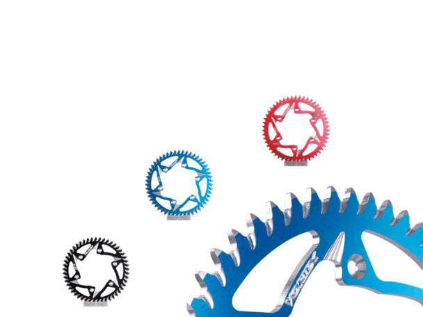 Vortex Racing Aluminum Rear Sprocket 525 47 Tooth- Black - MSM-T-774601