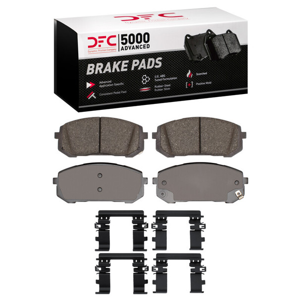 DFC 21-25 Hyundai Elantra Front 5000 Advanced Ceramic Brake Pads and Hardware Kit - MSM-T-903182