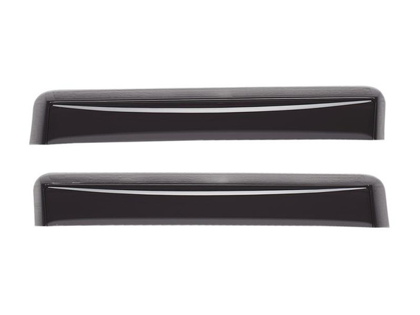 WeatherTech 09+ Dodge Ram 1500 Rear Side Window Deflectors - Dark Smoke - MSM-T-4349614