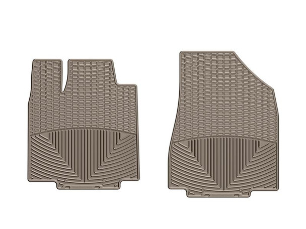 WeatherTech 14+ Chevrolet Silverado Front Rubber Mats - Tan - MSM-T-4353926