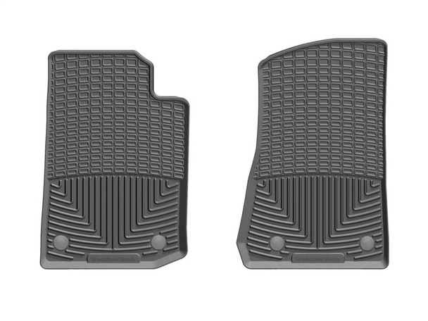 WeatherTech 2020+ Jeep Gladiator Front Rubber Mats - Black - MSM-T-313000