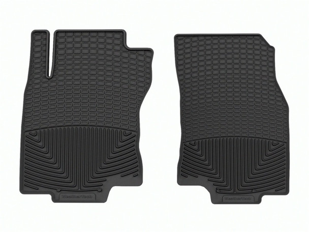 WeatherTech 2014+ Nissan Rogue (Also Fits Hybrid) Front Rubber Mats - Black - MSM-T-154507