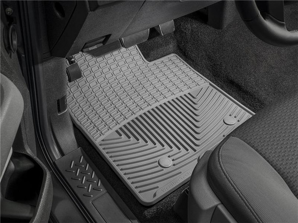 WeatherTech 88-99 GMC Sierra Extended Cab Front Rubber Mats - Grey - MSM-T-4353210