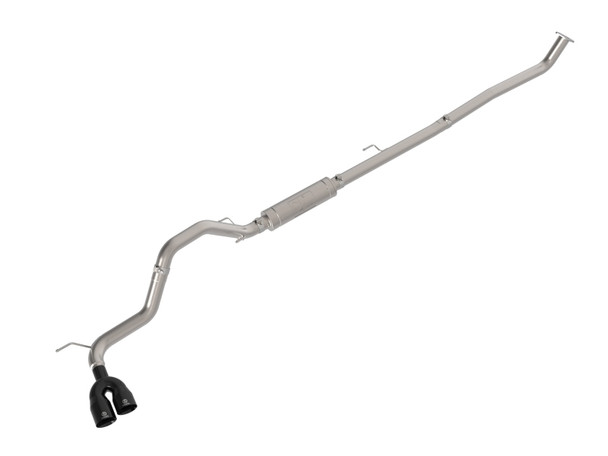 aFe 15-26 Toyota Hilux L4-2.4/2.8L (td) Vulcan Series 3in SS Rear-Side Exit Exhaust w/ Black Tip - AFE49-36088-B
