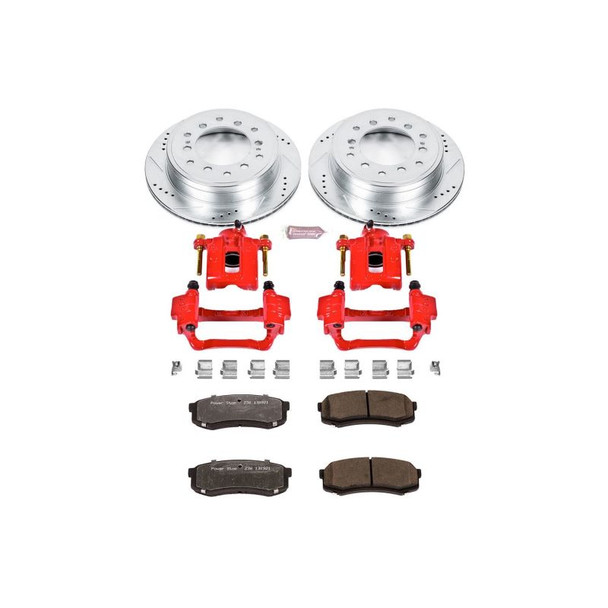 Power Stop 10-19 Lexus GX460 Rear Z36 Truck & Tow Brake Kit w/Calipers - POWERSTOPKC5875-36