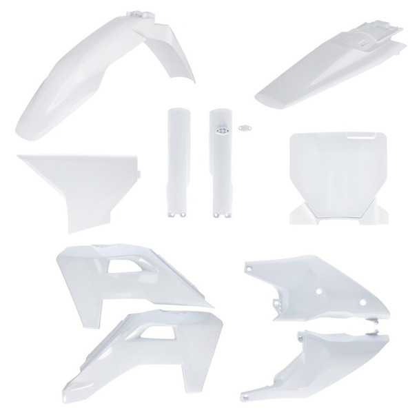 Acerbis 2025 Husqvarna 250-450 FC/ FX/TC/ TX Full Plastic Kit - 20 White - ACERBIS2986846811