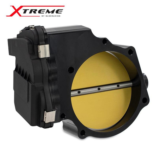 BLOX Racing 2015+ Dodge Hellcat / Jeep Trackhawk 6.2L 105mm Electronic Billet Throttle Body - Black - BLOXRACINGBXIM-00255-BK