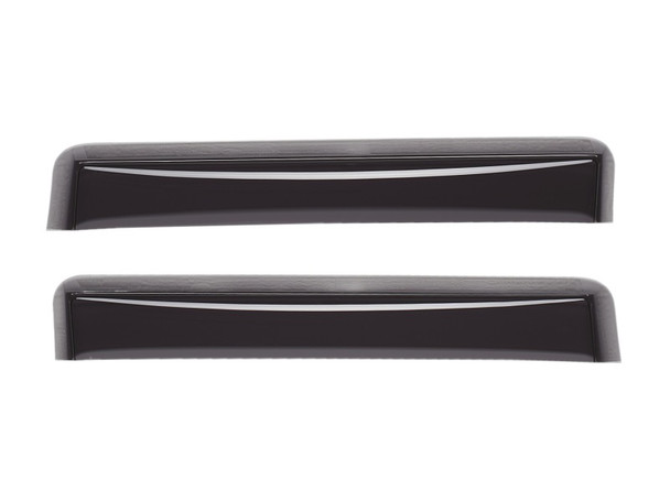 WeatherTech 19-23 Dodge RAM 1500 CC (Incl. 21-23 TRX) Rear Side Window Deflectors - Dark Tint - WEATHERTECH81935IM