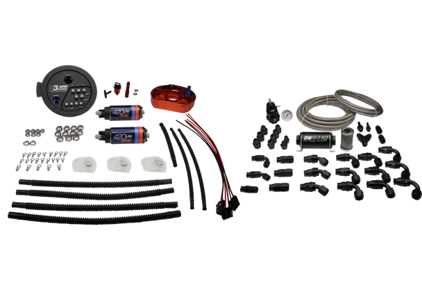 DeatschWerks A90/91 Supra/G8X BMW M3/M4 Fuel Pump Module w/ Dual DW420 Pumps and PTFE Return - DEATSCHWERKS9-422-627-7080