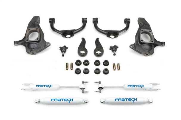 Fabtech 11-19 GM C/K2500HD/3500HD 4in Ultimate System w/Perf. Shocks - FABTECHFTS21108