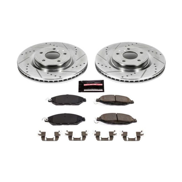 Power Stop 2013 Infiniti JX35 Front Z23 Evolution Sport Brake Kit - POWERSTOPK6496