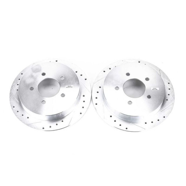 Power Stop 00-02 Ford Expedition Rear Evolution Drilled & Slotted Rotors - Pair - POWERSTOPAR8582XPR