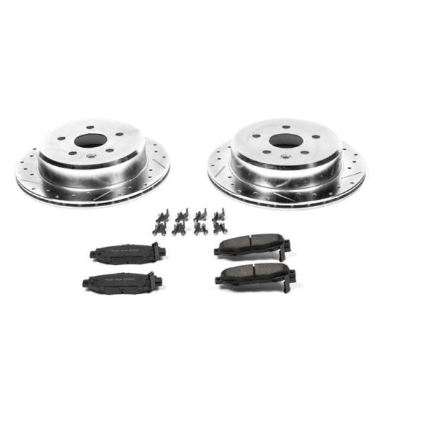 Power Stop 92-98 Lexus SC300 Rear Z23 Evolution Sport Brake Kit - POWERSTOPK1072