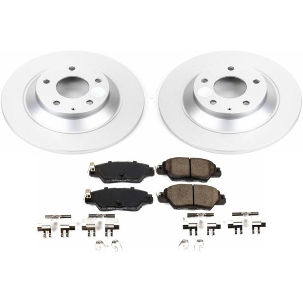 Power Stop 16-18 Mazda CX-5 Rear Z17 Evolution Geomet Coated Brake Kit - POWERSTOPCRK7516